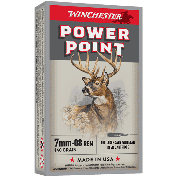 Winchester Power Point 7mm-08REM 140gr PP Winchester Power Point 7mm-08REM 140gr PP