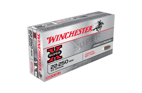 Winchester SuperX 22-250Rem 55gr PSP