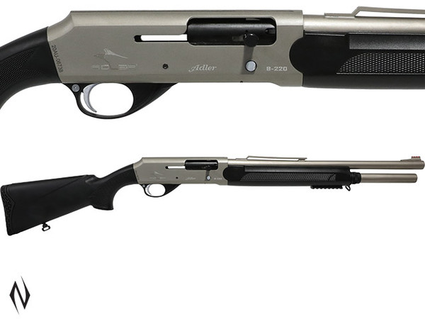 ADLER B220 12G 20" ALL WEATHER STRAIGHT PULL SHOTGUN 7 SHOT