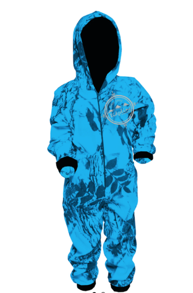 RL Kids Hyper Camo Onesie Blue