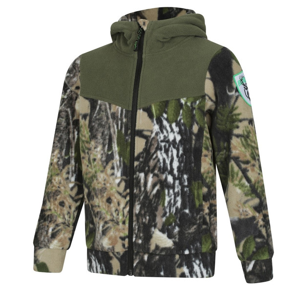 RL Kids Spliced Hoodie Buffalo Camo/Field Olive