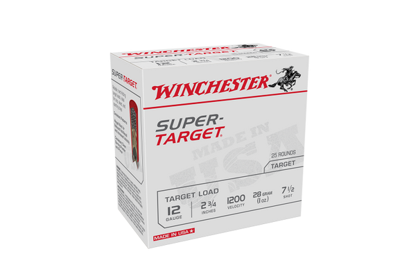 Winchester Super Target 12ga 1200fps 7.5 2-3/4" 28gm