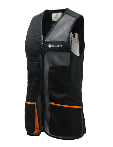 Olympic Vest 3 Jet Black & Orange