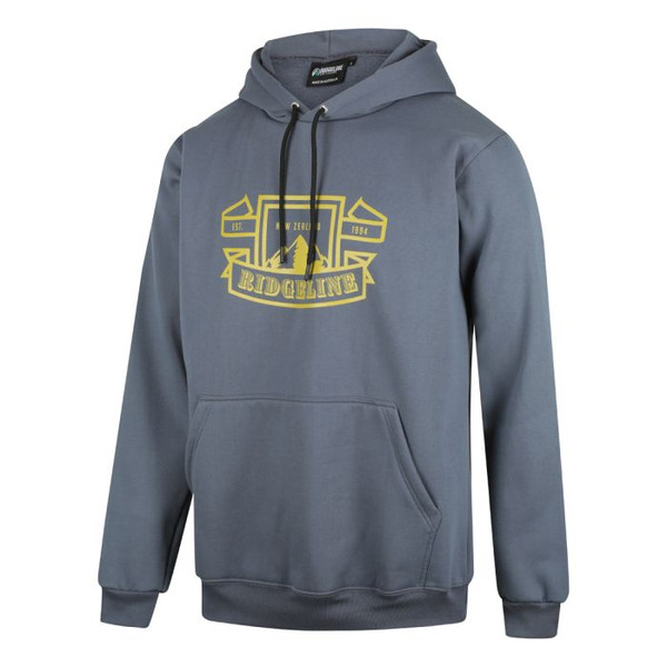 RL Mens Banner Hoodie Graphite - Made In Australia