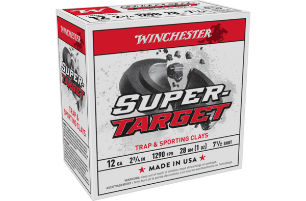 Winchester Super Target 12ga 1290fps 7.5 2-3/4" 28gm