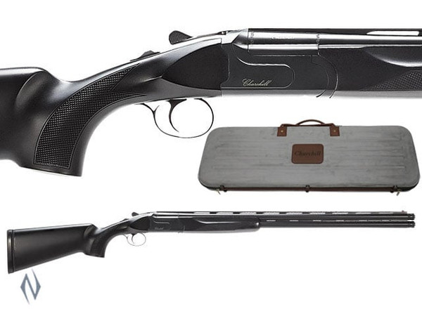 AKKAR CHURCHILL 12G 30" SPORTER EJECTOR BLACK SYNTHETIC XXXX
