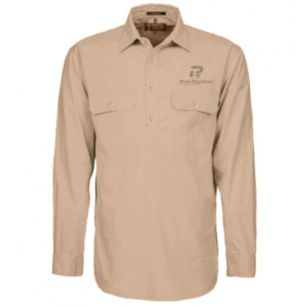 Pro-Tactical Pilbara Long Sleeve Hunting Shirt - Clay