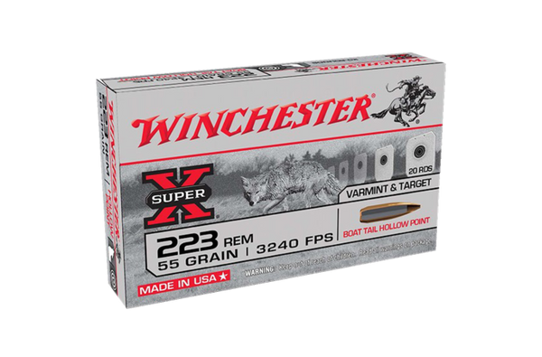 Winchester SuperX 223REM 55gr BTHP