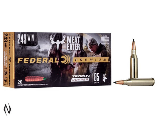 FEDERAL 243 WIN 85GR TROPHY COPPER VITAL-SHOK