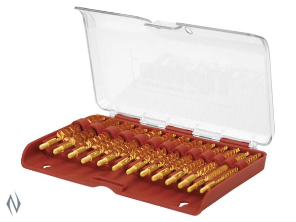 TIPTON 13 PIECE RIFLE BEST BORE BRUSHES 17 - 45 CAL