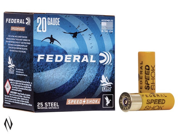 FEDERAL 20G 21GR 4 STEEL SPEEDSHOK 1425 FPS