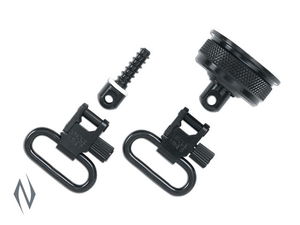 UNCLE MIKES SWIVELS QD REM 870 BLUED 1" MAG CAP SET