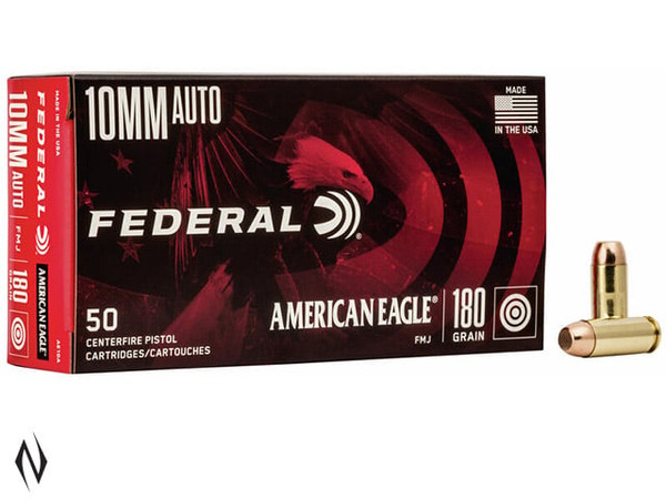 FEDERAL 10MM AUTO 180GR FMJ AMERICAN EAGLE