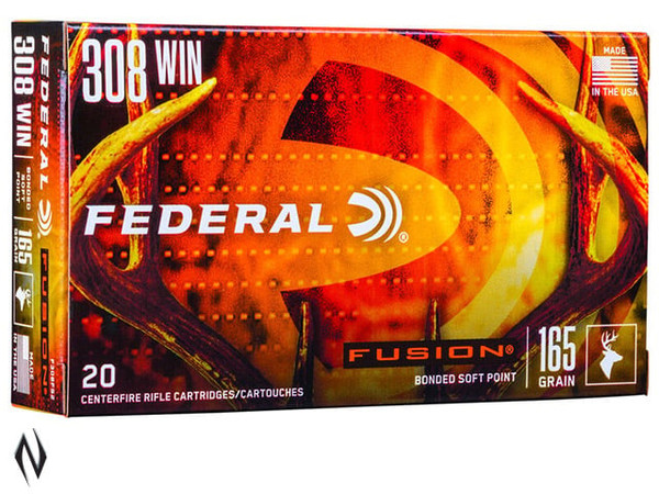 FEDERAL 308 WIN 165GR FUSION