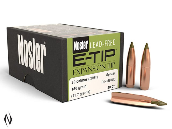 NOSLER 308 180GR SP E-TIP 50PK