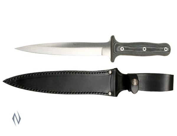 NIETO PIG STICKER BLACK MICARTA 20CM BLADE