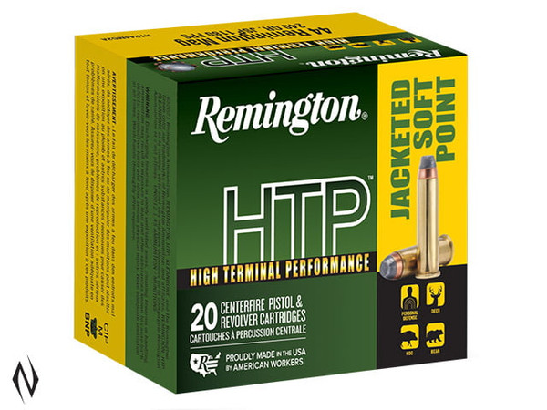 REMINGTON 44 MAG 240GR JSP HTP 20 PK