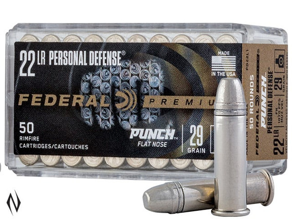 FEDERAL 22LR 29GR FN PUNCH 1080FPS