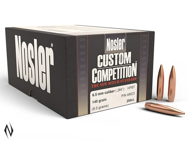 NOSLER 6.5MM 140GR HPBT CUSTOM COMP 250PK