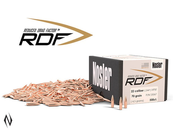 NOSLER RDF 224 70GR HPBT 500PK