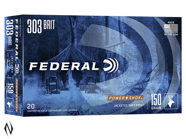 FEDERAL 303 BRITISH 150GR SP POWER-SHOK