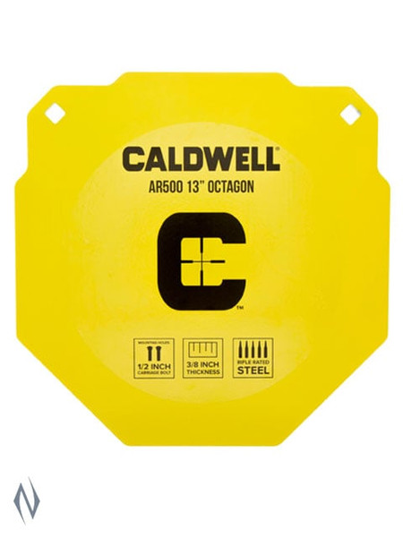 CALDWELL AR500 TARGET 13" OCTAGON