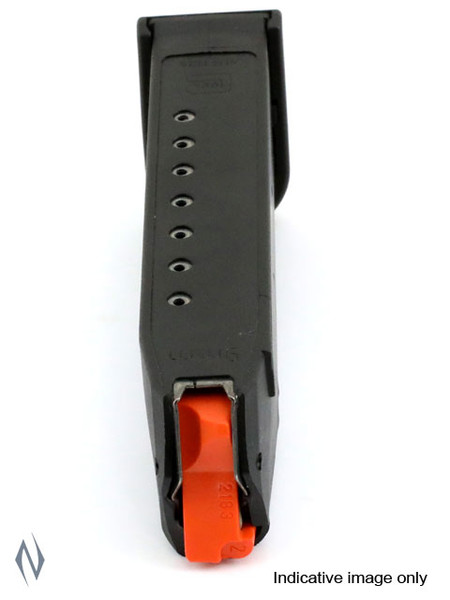 GLOCK MAGAZINE MODEL 19 GEN 5 ORANGE FOLLOWER 10 RND