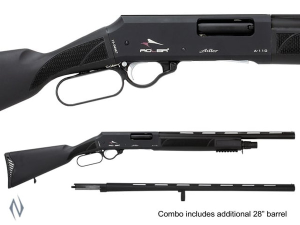 ADLER A110 12G 20" AND 28" SYN COMBO LEVER ACTION SHOTGUN