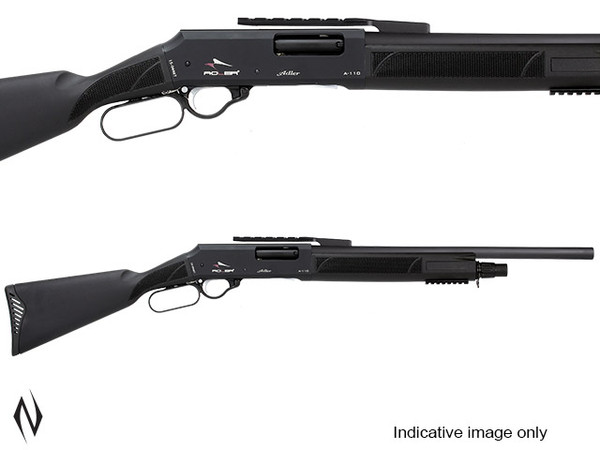 ADLER A110 12G 22" RIFLED SYNTHETIC LEVER ACTION SHOTGUN 5 SHOT