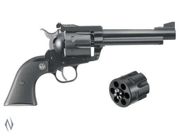 RUGER BLACKHAWK 45LC/45ACP BLUED  CONVERTIBLE 140MM