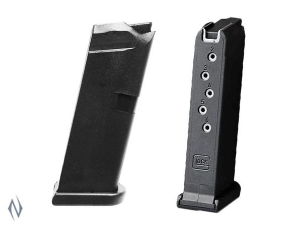 GLOCK MAGAZINE MODEL 43 9MM 6 ROUND