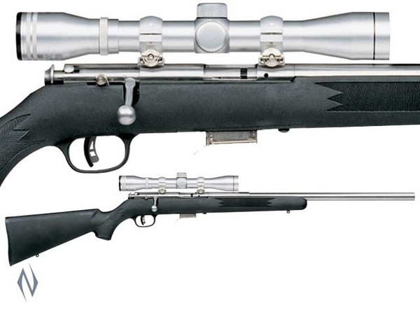 SAVAGE 93 22 WMR FVSS S/S SYNTHETIC VARMINT PACKAGE