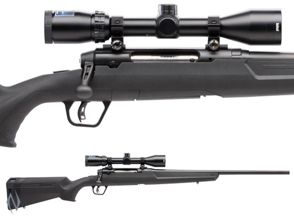 SAVAGE AXIS II XP BLUED PACKAGE 22-250 REM 22" 4 SHOT DM