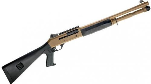 Benelli M4 Cerakote Brown 18.5" Pistol Grip