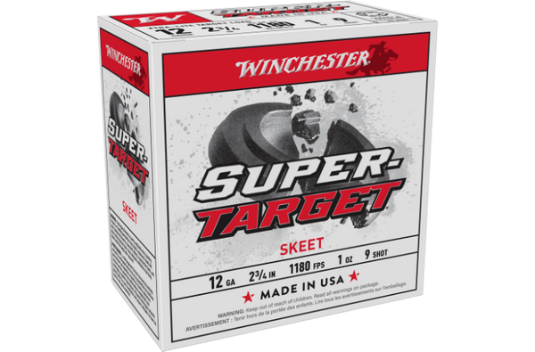 Winchester Super Target 12ga 1180fps 9 2-3/4" 28gm