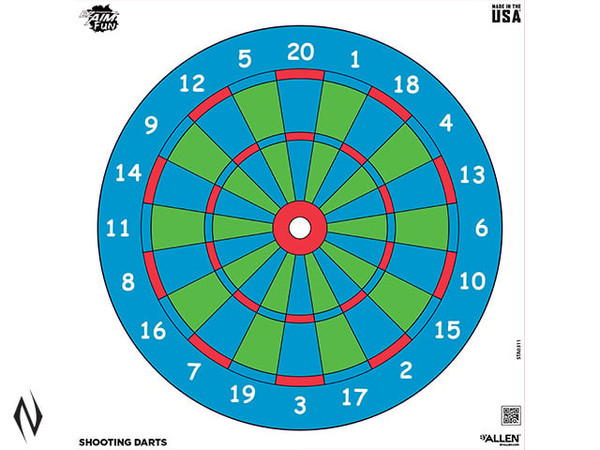 ALLEN EZ AIM PAPER 12"x12" PLINKING THE DAY AWAY TARGET ASSORTMENT 9PK