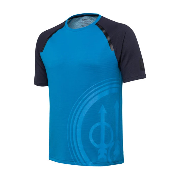 Beretta Roundneck Logo T-Shirt Blue Excell