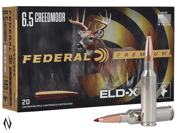 FEDERAL 6.5 CREEDMOOR 143GR ELDX