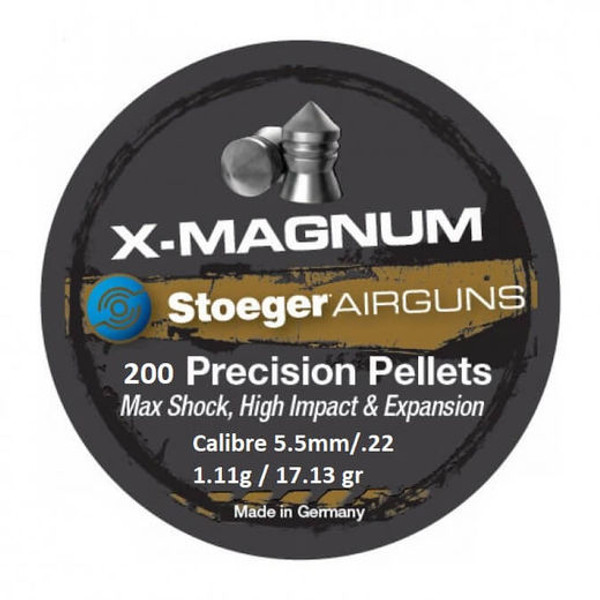 Stoeger Pellets X-Magnum Point 22 200pk