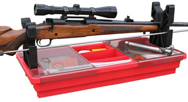 MTM Portable Rifle Shotgun Maintenance Centre Red
