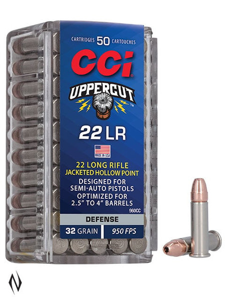 CCI 22LR UPPERCUT 32GR JACKETED HP 950FPS