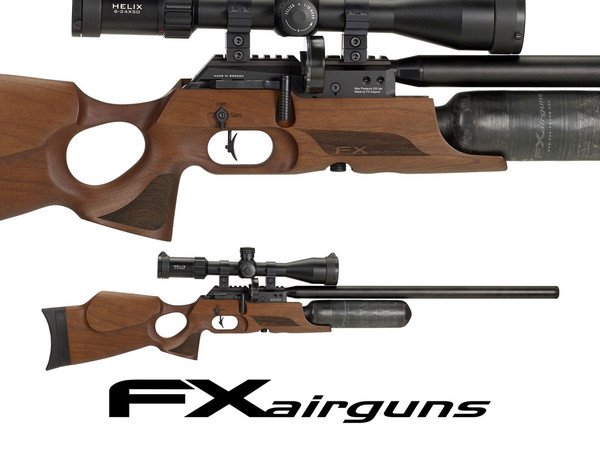 FX Crown MKII (.22, Standard+: 600mm, Carbon Fiber Bottle, Walnut)