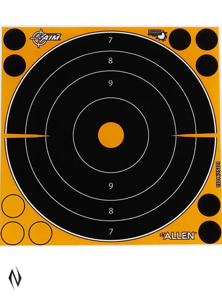 ALLEN EZ AIM SPLASH ADHESIVE 8" BULLSEYE TARGET 30PK