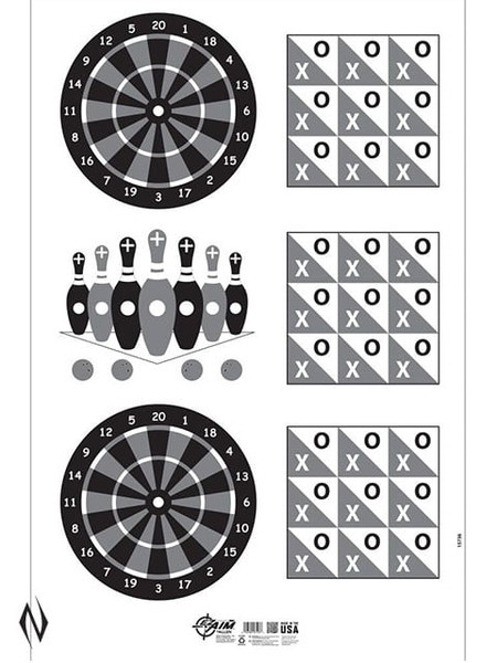 ALLEN EZ AIM CORRUGATED TARGET HANDGUN GAMES