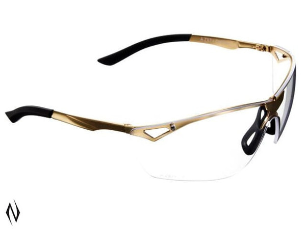 ALLEN GIRL WITH GUNS AFIRE SHOOTING GLASSES CLEAR LENS XXXX