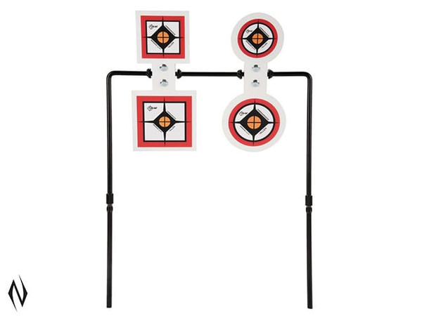 ALLEN EZ AIM HARDROCK AR500 DOUBLE SPINNER TARGET 4"X5"