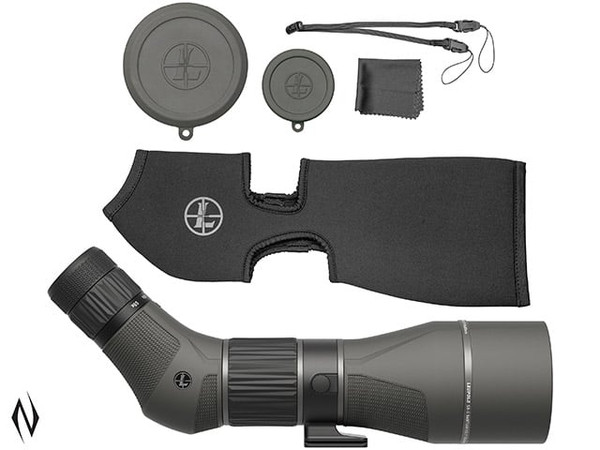 LEUPOLD SX-5 SANTIAM HD 27-55 X80 SPOTTING SCOPE ANGLED