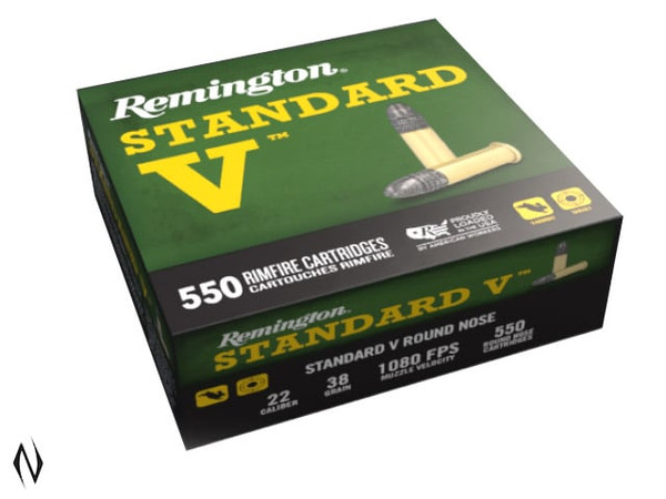 REMINGTON 22LR 38GR STANDARD V LRN 550PK 1080FPS