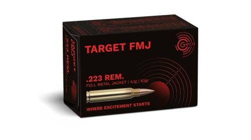 Geco 223REM 63gr Target FMJ- BULK 1000RND