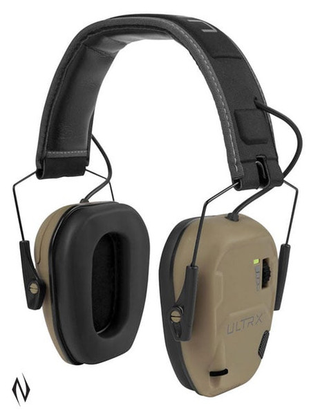 ALLEN ULTRX BIONIC ELECTRONIC EAR MUFFS FDE 22NRR